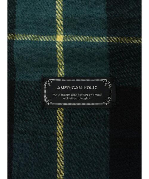 AMERICAN HOLIC（アメリカンホリック）の「ソフトタッチマフラー（マフラー・レディース・その他5/ブラック系その他3・FREE）」の14枚目の写真