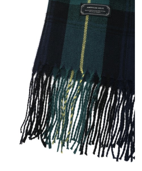 AMERICAN HOLIC（アメリカンホリック）の「ソフトタッチマフラー（マフラー・レディース・その他5/ブラック系その他3・FREE）」の5枚目の写真