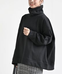 裏起毛ハイネックプルオーバー