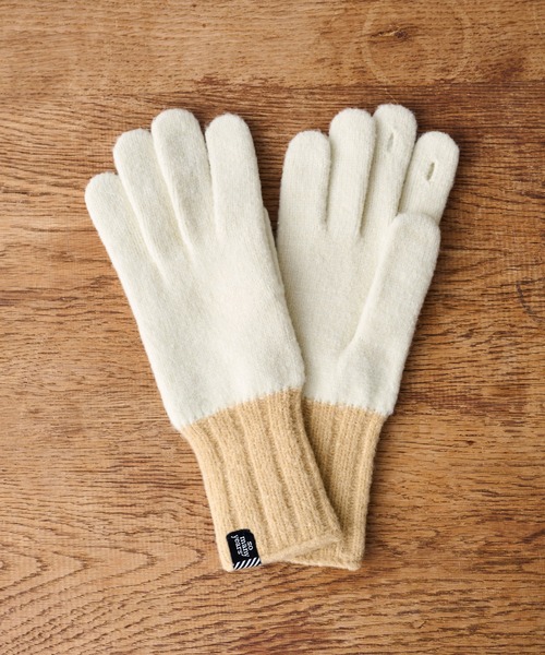 BIRTHDAY BAR(バースデイバー)の「FIK GLOVE(手袋・レディース・キナリ/グレー/オリーブ・フリー)」の2枚目の写真