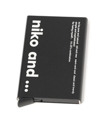 niko and（ニコアンド）の「ニコロゴカードスライドケース