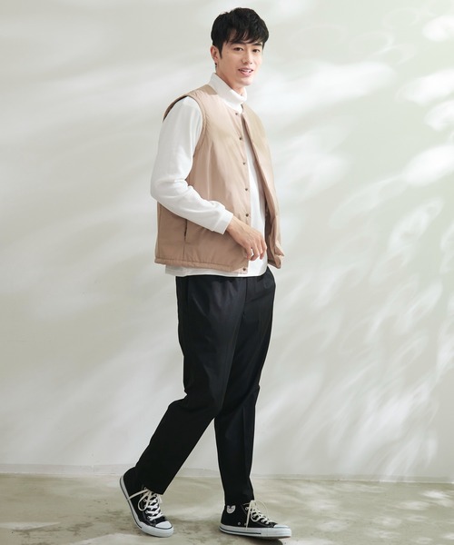 Arnold Palmer（アーノルドパーマー）の「TEMPSOLUTION シェア パディング ベスト（ベスト・レディース・ブラック/ベージュ・S/M/L/XS/LL）」の11枚目の写真