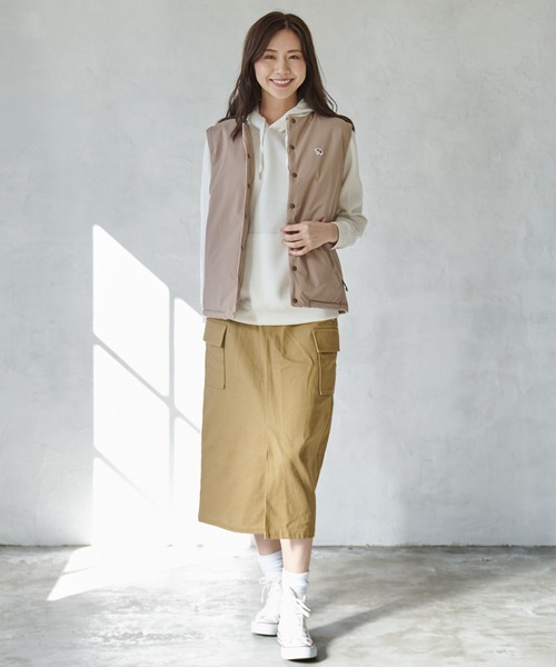 Arnold Palmer（アーノルドパーマー）の「TEMPSOLUTION シェア パディング ベスト（ベスト・レディース・ブラック/ベージュ・S/M/L/XS/LL）」の19枚目の写真