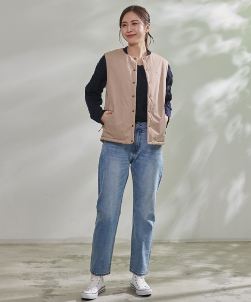 Arnold Palmer（アーノルドパーマー）の「TEMPSOLUTION シェア パディング ベスト（ベスト・レディース・ブラック/ベージュ・S/M/L/XS/LL）」の22枚目の写真