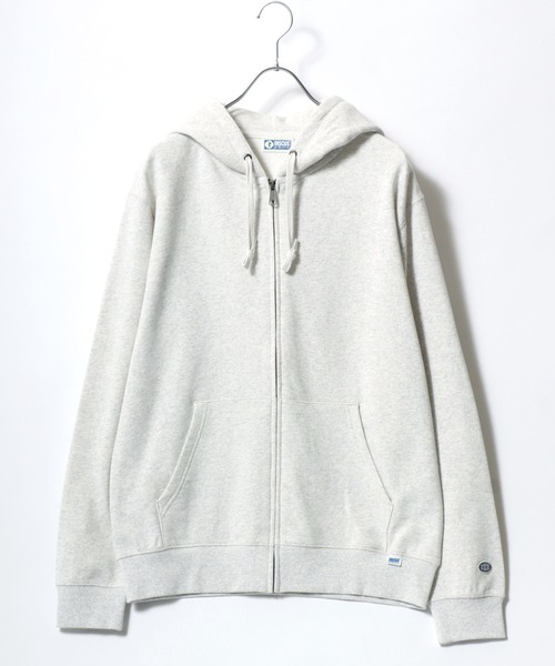 DISCUS(ディスカス)の「2026SS DISCUS/ディスカス 裏毛 ワンポイントロゴ刺繍 スウェットフルジップパーカー レディース メンズ トレーナー(パーカー・メンズ・ブラック/オートミール/グレー/ネイビー・M/L/XL)」の11枚目の写真