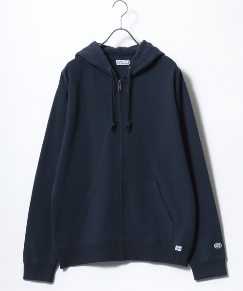 DISCUS(ディスカス)の「2026SS DISCUS/ディスカス 裏毛 ワンポイントロゴ刺繍 スウェットフルジップパーカー レディース メンズ トレーナー(パーカー・メンズ・ブラック/オートミール/グレー/ネイビー・M/L/XL)」の18枚目の写真