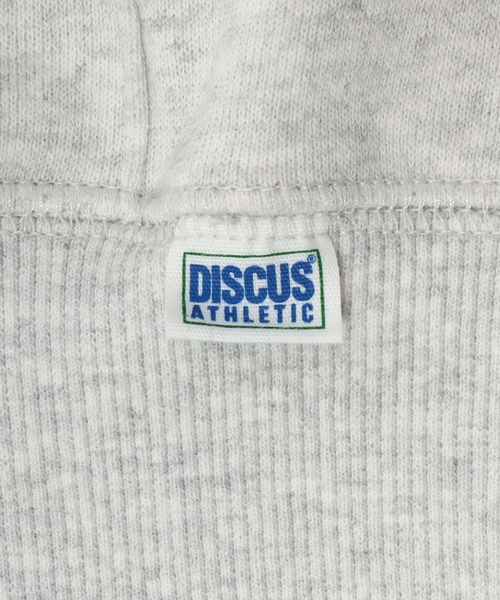 DISCUS(ディスカス)の「2026SS DISCUS/ディスカス 裏毛 ワンポイントロゴ刺繍 スウェットフルジップパーカー レディース メンズ トレーナー(パーカー・メンズ・ブラック/オートミール/グレー/ネイビー・M/L/XL)」の6枚目の写真