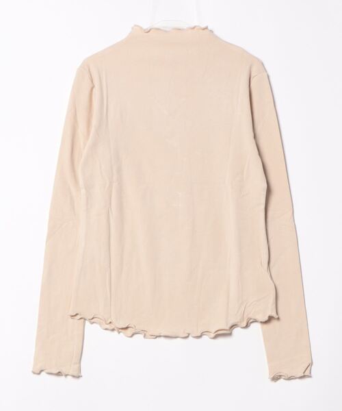 aimoha（アイモハ）の「裏起毛タートルネックインナー（Tシャツ/カットソー・レディース・ブラック/ベージュ/オフホワイト・SMALL/MEDIUM/LARGE）」の5枚目の写真