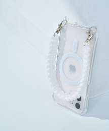 macaroni edge（マカロニエッジ）の「〈macaroni edge/マカロニエッジ〉推し色 ソロモン編み スマホストラップ ビビッド（スマホグッズ）」