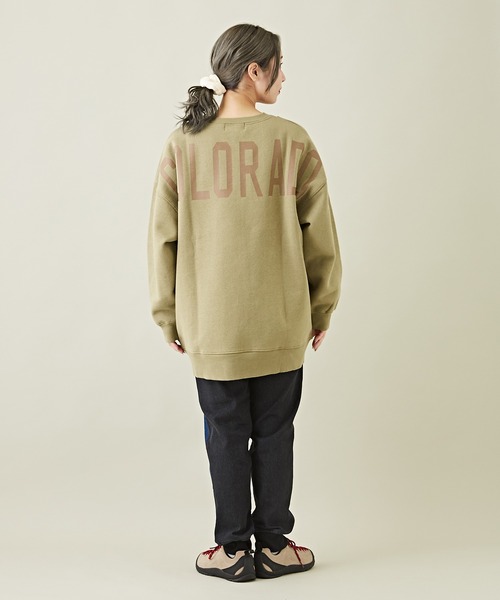 CUBE SUGAR（キューブシュガー）の「10オンスストレッチデニム裏起毛ジョガーパンツ（デニムパンツ・レディース・インディゴブルー/ブラック/マルチ・M/S）」の20枚目の写真