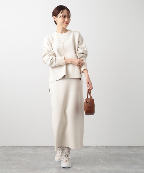 BARNYARDSTORM（バンヤードストーム）の「リバーシブルニットスカート（スカート・レディース・ピンク/ブラック/オフホワイト・1/0）」の4枚目の写真