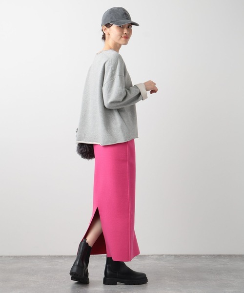 BARNYARDSTORM（バンヤードストーム）の「リバーシブルニットスカート（スカート・レディース・ピンク/ブラック/オフホワイト・1/0）」の14枚目の写真