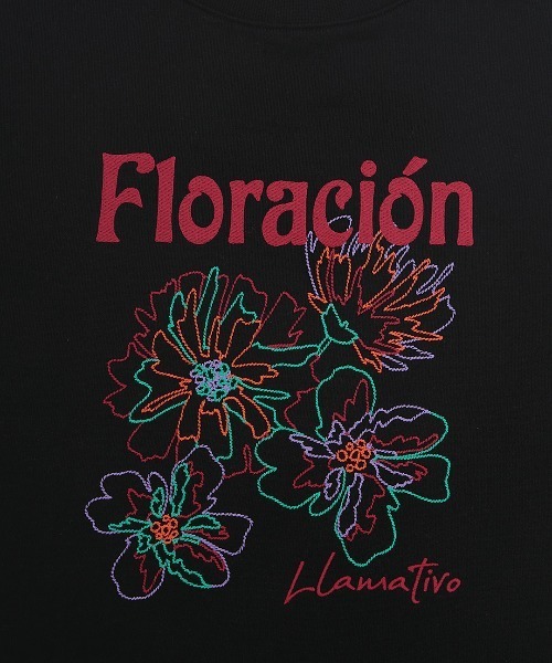 チチカカ（チチカカ）の「フラワーモチーフ刺繍プルオーバー（Tシャツ/カットソー・レディース・ブラック/ライトグレー/ライム・FREE）」の17枚目の写真