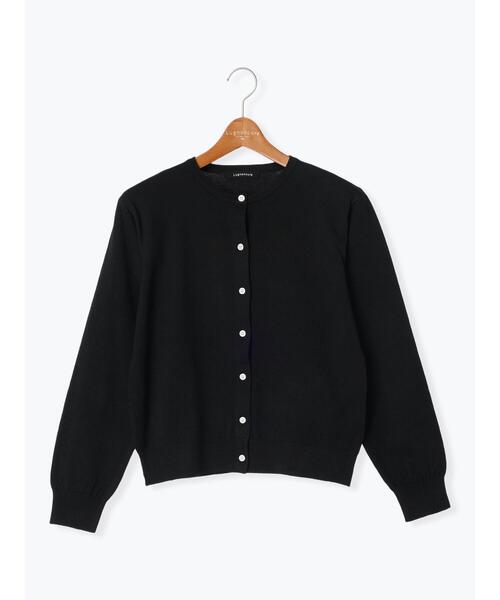 Lugnoncure(ルノンキュール)の「もちもちクルーネックカーディガン(カーディガン/ボレロ・レディース・ブラック/オレンジ/ブルー/グレー・F)」の19枚目の写真