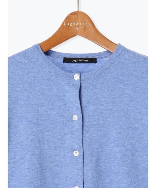 Lugnoncure(ルノンキュール)の「もちもちクルーネックカーディガン(カーディガン/ボレロ・レディース・ブラック/オレンジ/ブルー/グレー・F)」の22枚目の写真