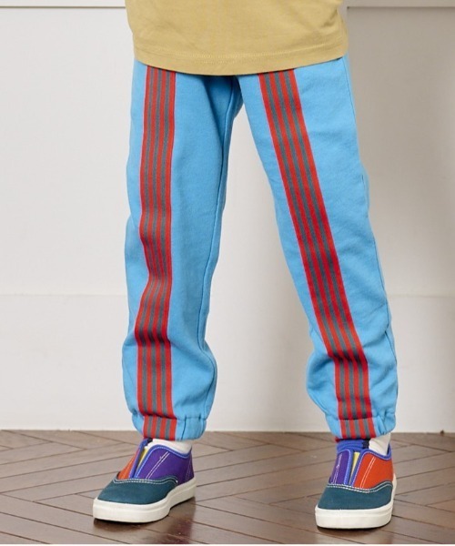 HOGAN RANCH WEAR(ホーガンランチウエア)の「ミニ裏毛フロントラインロングパンツ(80~130cm)(その他パンツ・キッズ・ライトブルー/グレー/ライム・90/100/110/120/80/130/95)」の1枚目の写真