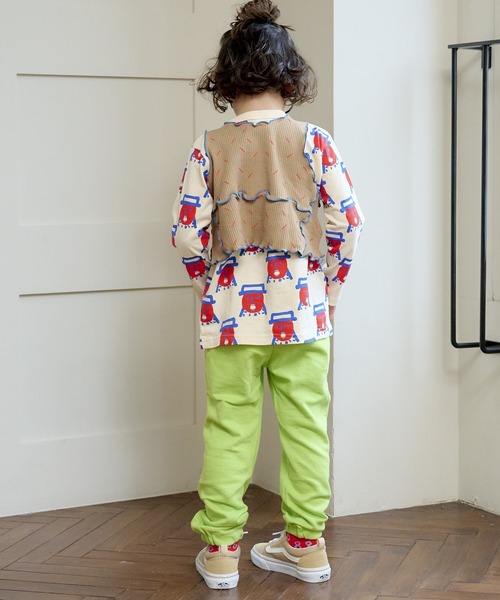 HOGAN RANCH WEAR(ホーガンランチウエア)の「ミニ裏毛フロントラインロングパンツ(80~130cm)(その他パンツ・キッズ・ライトブルー/グレー/ライム・90/100/110/120/80/130/95)」の6枚目の写真