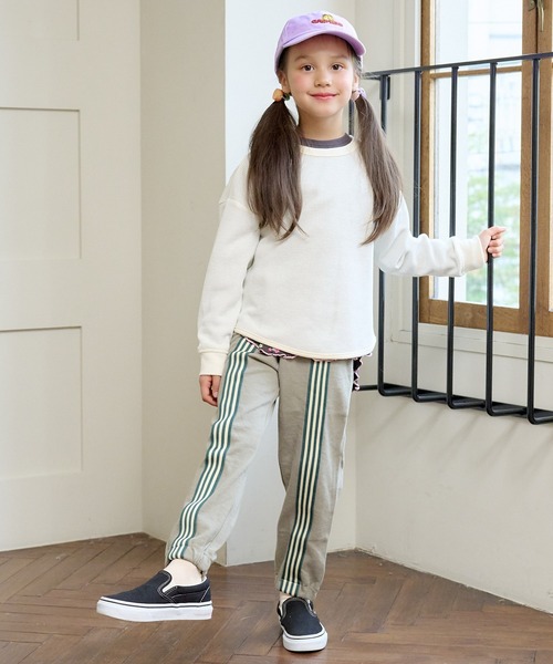 HOGAN RANCH WEAR(ホーガンランチウエア)の「ミニ裏毛フロントラインロングパンツ(80~130cm)(その他パンツ・キッズ・ライトブルー/グレー/ライム・90/100/110/120/80/130/95)」の9枚目の写真