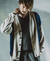 NO ID. | 【NO ID.】3D Color Block Knit Cardigan / 3D カラー ブロック ニット カーディガン(カーディガン/ボレロ)