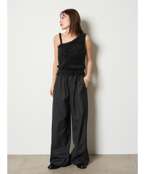 MIESROHE（ミースロエ）の「ラメシャギーワンショルＮＴ（ニット/セーター・レディース・ブラック/シルバー・FREE）」の13枚目の写真