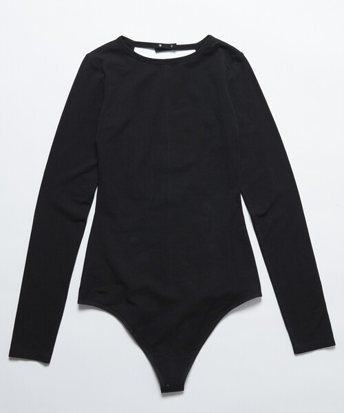 Firsthand（ファーストハンド）の「Firsthand/ファーストハンド オーガニックコットン天竺2WAYボディスーツ / レオタード（Tシャツ/カットソー・レディース・ブラック/ホワイト・ﾌﾘ-）」の12枚目の写真