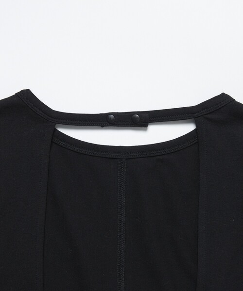 Firsthand（ファーストハンド）の「Firsthand/ファーストハンド オーガニックコットン天竺2WAYボディスーツ / レオタード（Tシャツ/カットソー・レディース・ブラック/ホワイト・ﾌﾘ-）」の20枚目の写真