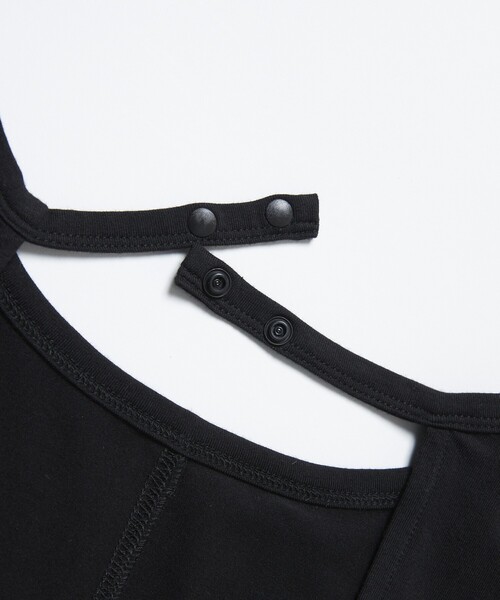 Firsthand（ファーストハンド）の「Firsthand/ファーストハンド オーガニックコットン天竺2WAYボディスーツ / レオタード（Tシャツ/カットソー・レディース・ブラック/ホワイト・ﾌﾘ-）」の21枚目の写真