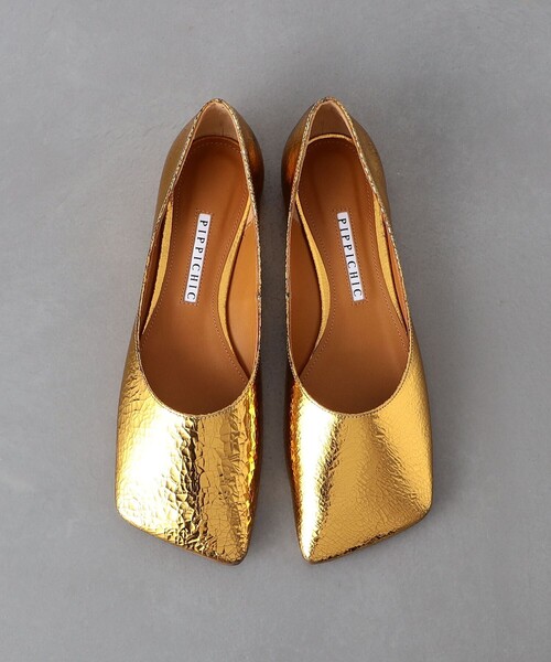 【美品】〈PIPPICHIC〉LINDA スクエア フラットシューズ UNITED ARROWS（ユナイテッドアローズ）の「＜PIPPICHIC＞LINDA