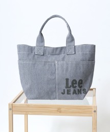Lee(リー)LOCOジャケットブランドロゴ ミニトートバッグ メンズ レディース ユニセックス/デニム/ヒッコリーストライプ