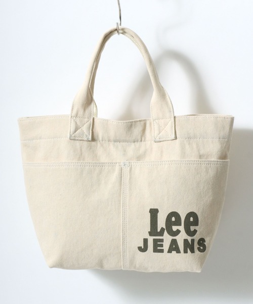Lee(リー)の「Lee(リー)LOCOジャケットブランドロゴ ミニトートバッグ メンズ レディース ユニセックス/デニム/ヒッコリーストライプ(トートバッグ・レディース・インディゴブルー/ストライプ/ホワイト・FREE)」の17枚目の写真