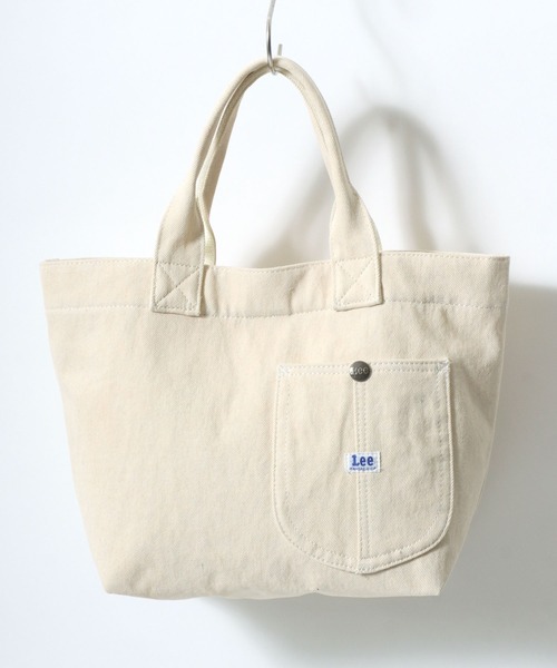 Lee(リー)の「Lee(リー)LOCOジャケットブランドロゴ ミニトートバッグ メンズ レディース ユニセックス/デニム/ヒッコリーストライプ(トートバッグ・レディース・インディゴブルー/ストライプ/ホワイト・FREE)」の18枚目の写真