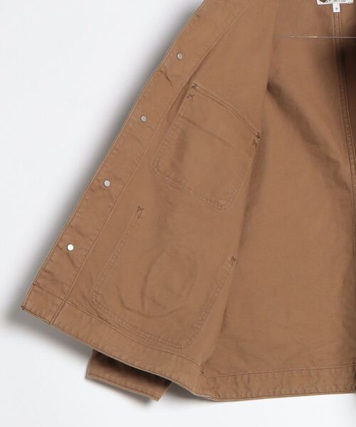 A BATHING APE（アベイシングエイプ）の「WASHED DUCK COVERALL（カバーオール・メンズ・ベージュ・X-LARGE/MEDIUM/LARGE/XX-LARGE/SMALL）」の5枚目の写真