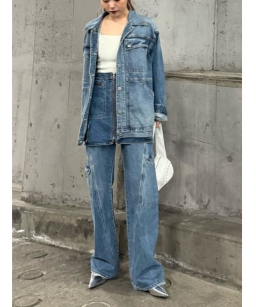 SLY(スライ)の「SLY PATCH CROPPED KNIT CAMI スライ パッチ クロップド ニット キャミソール(キャミソール・レディース・グレー/ホワイト/ブラック・FREE)」の5枚目の写真