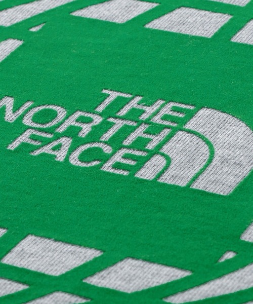 THE NORTH FACE(ザノースフェイス)の「THE NORTH FACE/ザ・ノース・フェイス S/S GEO SQUARE LOGO TEE/ショートスリーブジオスクエアロゴティー半袖Tee フロッキープリント NT32451(Tシャツ/カットソー・メンズ・オフホワイト/ブラック/ブルーグリーン/グレー・XL/L/M/S)」の6枚目の写真