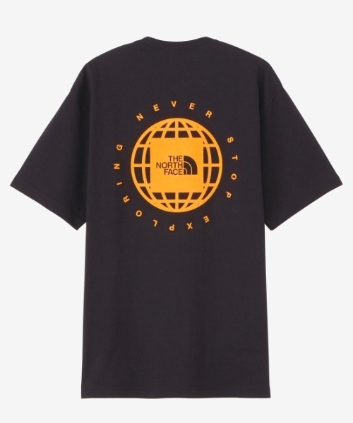 THE NORTH FACE(ザノースフェイス)の「THE NORTH FACE/ザ・ノース・フェイス S/S GEO SQUARE LOGO TEE/ショートスリーブジオスクエアロゴティー半袖Tee フロッキープリント NT32451(Tシャツ/カットソー・メンズ・オフホワイト/ブラック/ブルーグリーン/グレー・XL/L/M/S)」の11枚目の写真