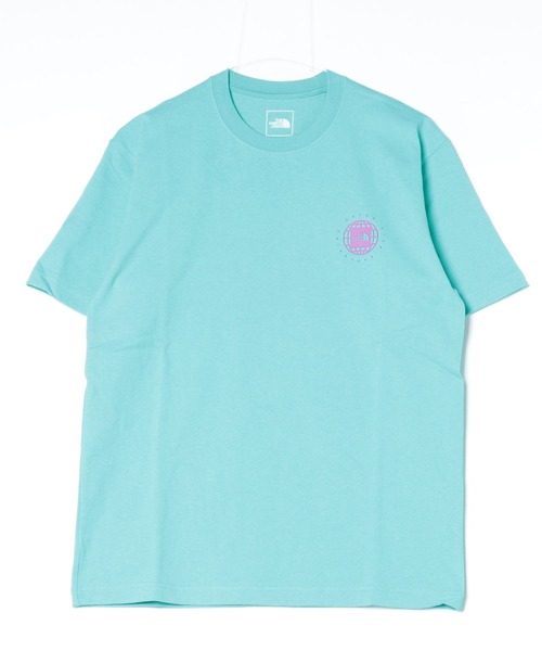 THE NORTH FACE(ザノースフェイス)の「THE NORTH FACE/ザ・ノース・フェイス S/S GEO SQUARE LOGO TEE/ショートスリーブジオスクエアロゴティー半袖Tee フロッキープリント NT32451(Tシャツ/カットソー・メンズ・オフホワイト/ブラック/ブルーグリーン/グレー・XL/L/M/S)」の17枚目の写真