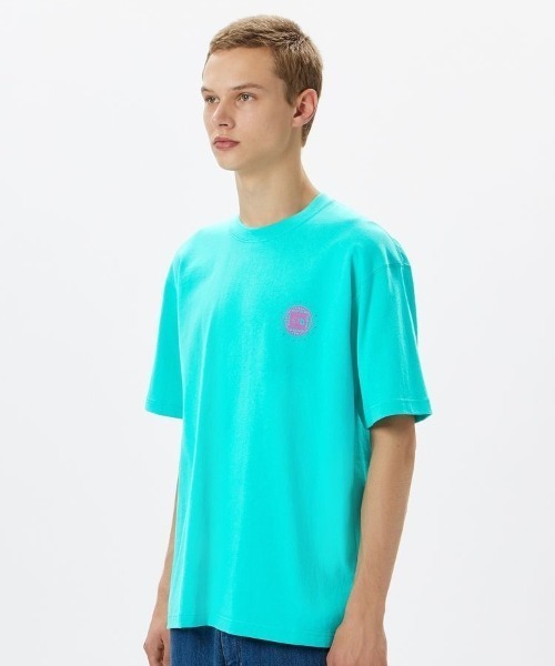 THE NORTH FACE(ザノースフェイス)の「THE NORTH FACE/ザ・ノース・フェイス S/S GEO SQUARE LOGO TEE/ショートスリーブジオスクエアロゴティー半袖Tee フロッキープリント NT32451(Tシャツ/カットソー・メンズ・オフホワイト/ブラック/ブルーグリーン/グレー・XL/L/M/S)」の19枚目の写真