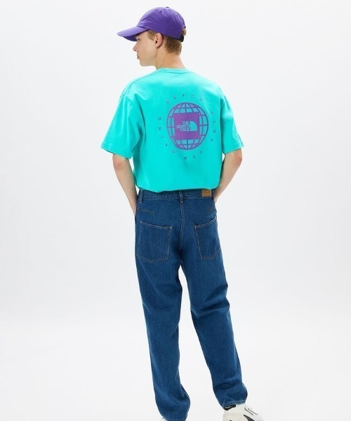 THE NORTH FACE(ザノースフェイス)の「THE NORTH FACE/ザ・ノース・フェイス S/S GEO SQUARE LOGO TEE/ショートスリーブジオスクエアロゴティー半袖Tee フロッキープリント NT32451(Tシャツ/カットソー・メンズ・オフホワイト/ブラック/ブルーグリーン/グレー・XL/L/M/S)」の21枚目の写真
