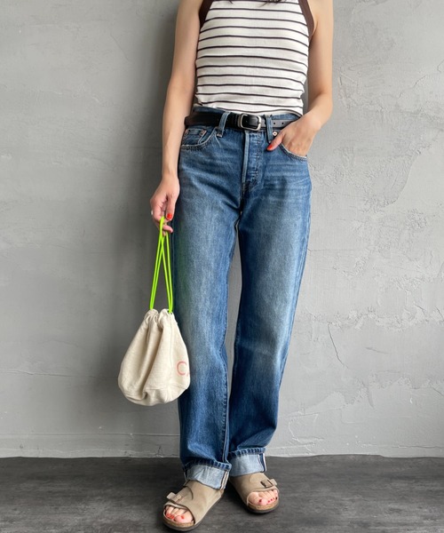 Levi's（リーバイス）の「[LEVI’S/リーバイス] 90'S 501 ストレートデニム（デニムパンツ・レディース・ブルー系その他/インディゴブルー/ライトインディゴブルー/ダークインディゴブルー・25/26/27/24）」の14枚目の写真