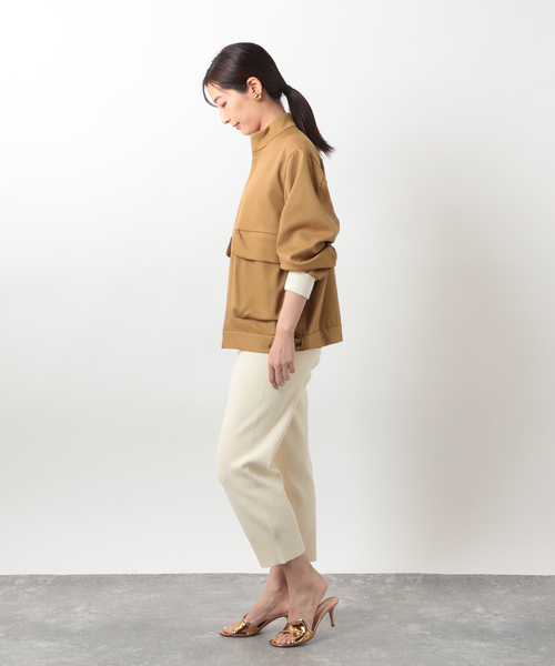 セール】ツイルダブルクロススタンドカラーブルゾン（ブルゾン