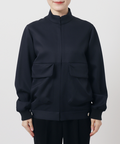 セール】ツイルダブルクロススタンドカラーブルゾン（ブルゾン