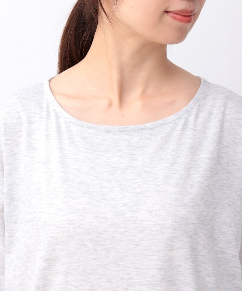 チチカカ(チチカカ)の「リーフプリントコンビプルオーバー(Tシャツ/カットソー・レディース・ブルー/ブラック・FREE)」の12枚目の写真