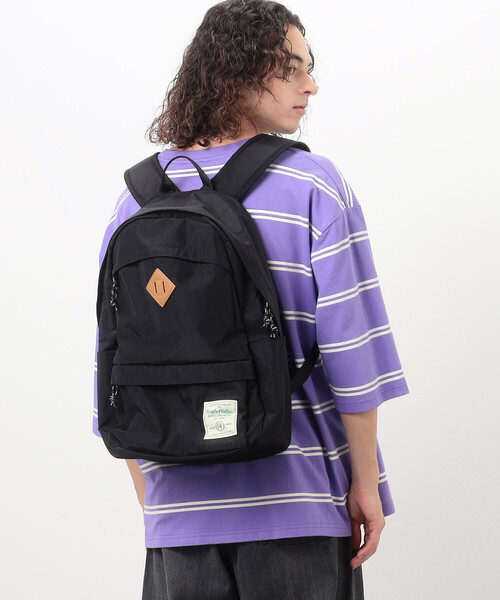 Purple&Yellow(パープルアンドイエロー)の「ナイロンタッサー ポーチ付きバックパック(バックパック/リュック・メンズ・ブラック・FREE)」の20枚目の写真