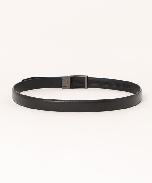 TAKA-Q（タカキュー）の「タカキュー アジャストフリー シボ型押しベルト（ベルト・メンズ・ブラック/ブラウン・FREE）」の3枚目の写真