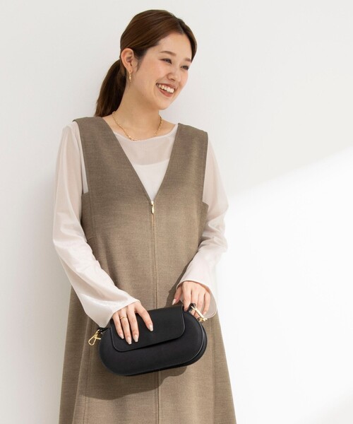 NOLLEY’S（ノーリーズ）の「ラメシアートリコットプルオーバーカットソー（Tシャツ/カットソー・レディース・ベージュ/ブラック/オフホワイト・38）」の18枚目の写真