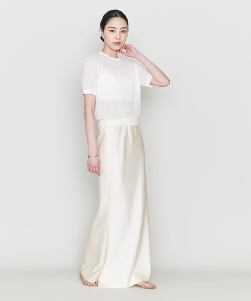 ASTRAET サテン マーメイドスカート　定価25,960 ASTRAET（アストラット）の「＜ASTRAET＞アセテート/ポリエステル