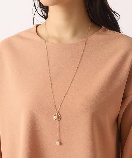 DRESKIP（ドレスキップ）の「◆【2点セット/8分袖】アクセサリー付き お袖口タックトップス（Tシャツ/カットソー・レディース・ブラック/オフホワイト/ライトグレー/オレンジ系・02/03/04）」の12枚目の写真