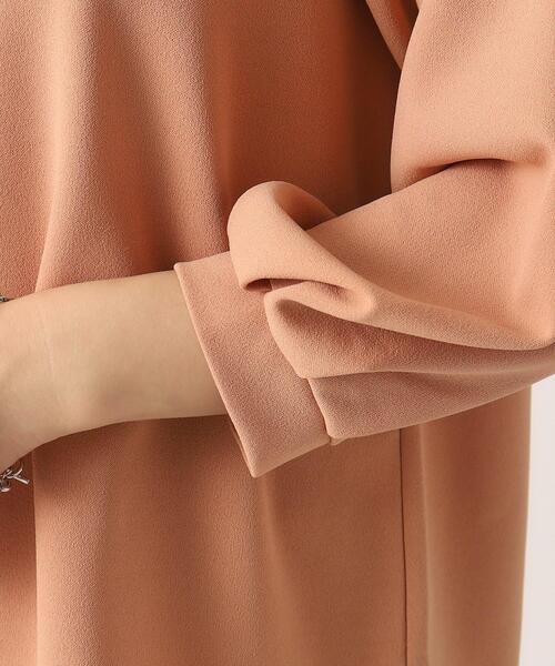 DRESKIP（ドレスキップ）の「◆【2点セット/8分袖】アクセサリー付き お袖口タックトップス（Tシャツ/カットソー・レディース・ブラック/オフホワイト/ライトグレー/オレンジ系・02/03/04）」の13枚目の写真