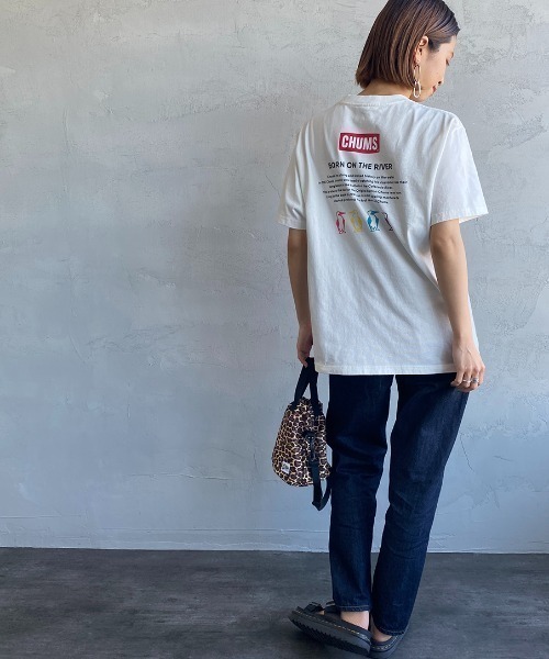 CHUMS チャムス トップス Tシャツ 半袖Tシャツ プランジショートスリーブハリケーントップ ユニセックス オーバーサイズ 速乾 CH02-1227 Plunge S/S Hurricane Top/プランジショートスリーブハリケーン
