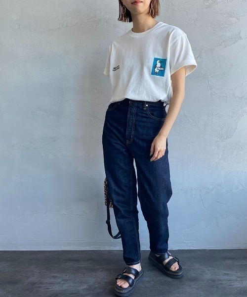 CHUMS（チャムス）の「[CHUMS/チャムス] 別注 ヒストリーロゴ バックプリントショートスリーブTシャツ（Tシャツ/カットソー・レディース・ブラック/ホワイト・XL/L/M/XXL）」の10枚目の写真